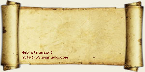 Danica Bajkić vizit kartica